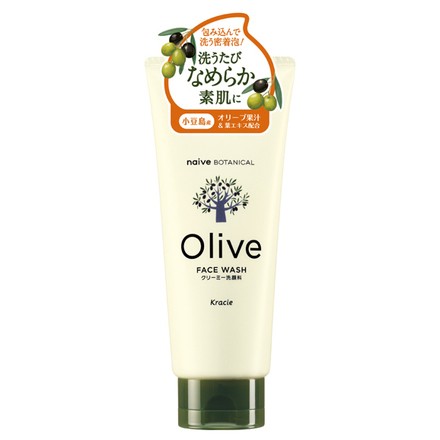 KRACIE NAIVE FACE WASH BOTANICAL Olive wash(130)g