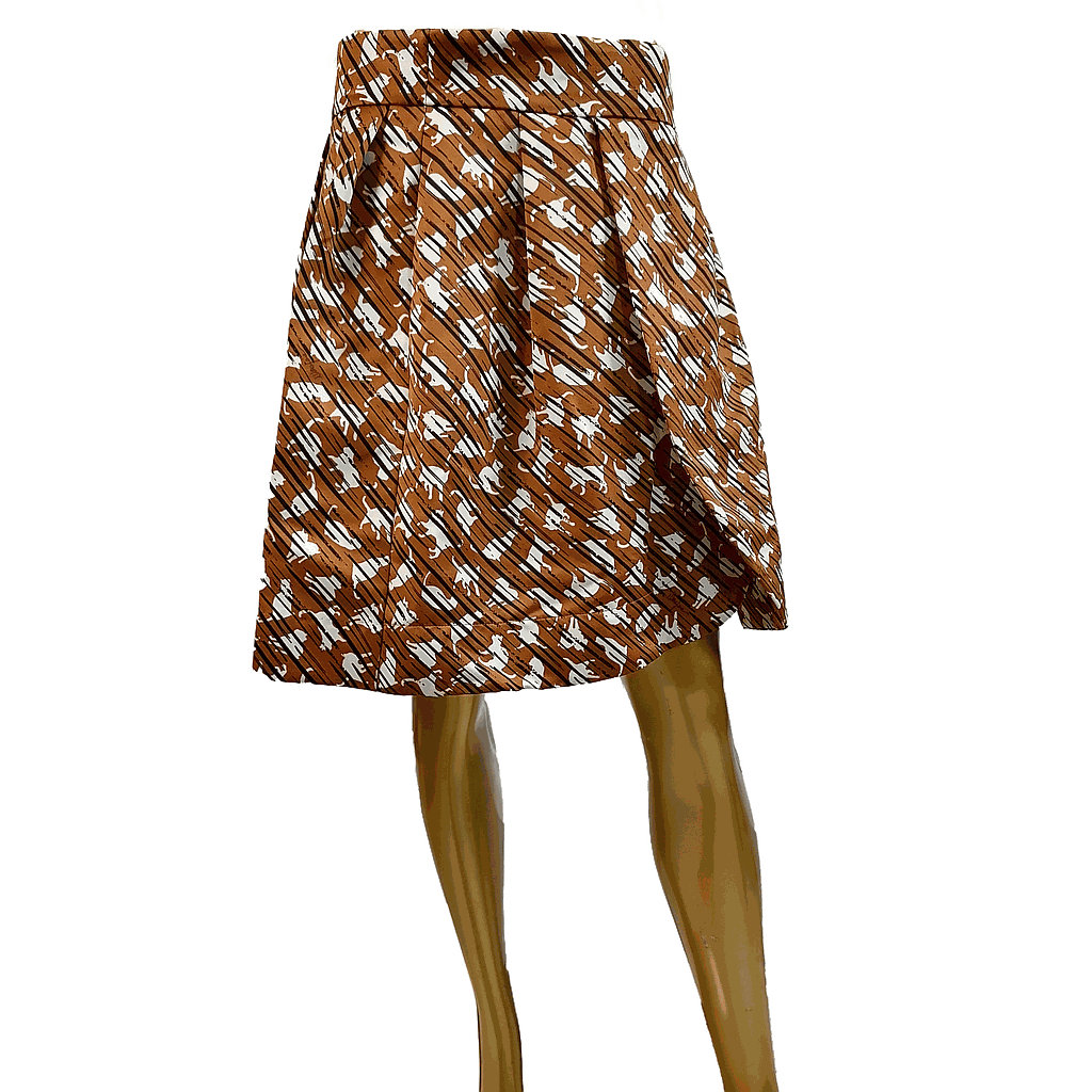 MANGANO DRESS GONNA WALLACE STAMPA CATS (42)