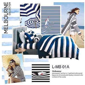 Melbourne Bed Sheet Set 3 pcs(106 * 198)cm Brand:Lotus